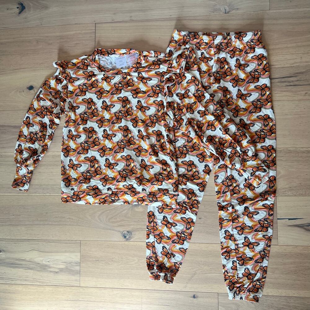 Posh Peanut - Bowie Butterflies - Women’s Bamboo Pajamas - Size S